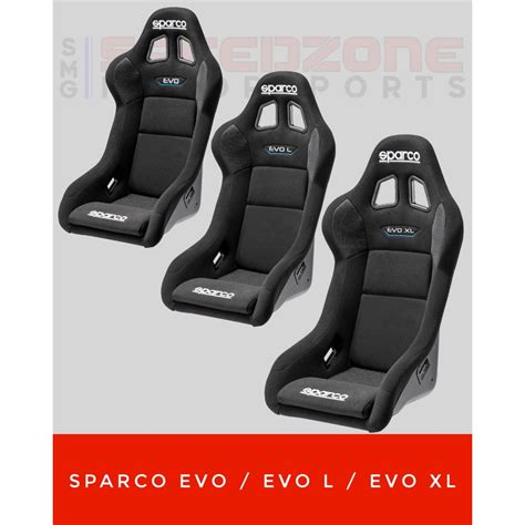 Sparco Bucket Seat Evo Evo L Evo XL QRT Fibreglass Seat FIA