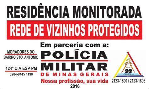 Encontro Pmmg E Rede De Vizinhos Protegidos Bairro Santo Ant Nio