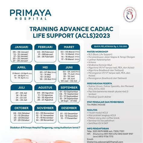 Pelatihan Advance Cardiac Life Support Acls Primaya Hospital