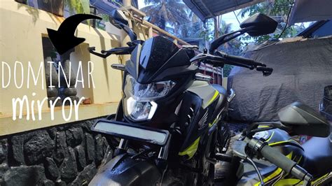 Installing BAJAJ DOMINAR MIRRORS on HONDA HORNET 160R Dominarൻറ