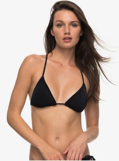 ROXY Essentials Tiki Tri Bikini Top For Women Roxy