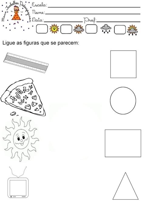 70 Atividades Formas Geométricas Educação Infantil e Maternal para