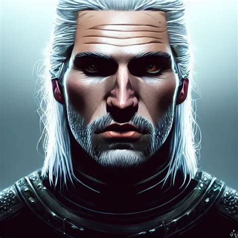 Portrait Of Geralt Of Rivia Sci Fi Intricate Stable Diffusion