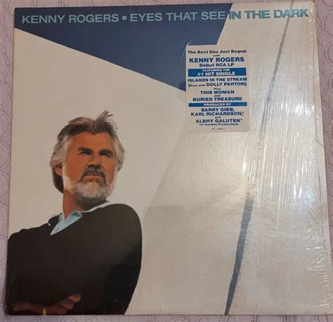 KENNY ROGERS EYES That See In The Dark Lp Dolly Parton Barry Gibb EUR