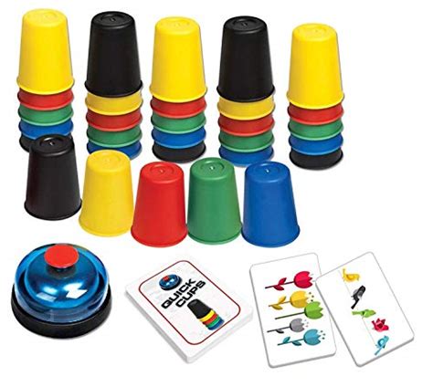 Buy Quick Cups Games for Kids, LUXJET Classic Speed Stacking Cup Game for Kids Flying Stack Cup ...