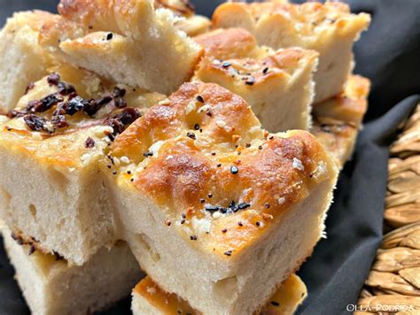 Olla Podrida Shockingly Easy No Knead Focaccia