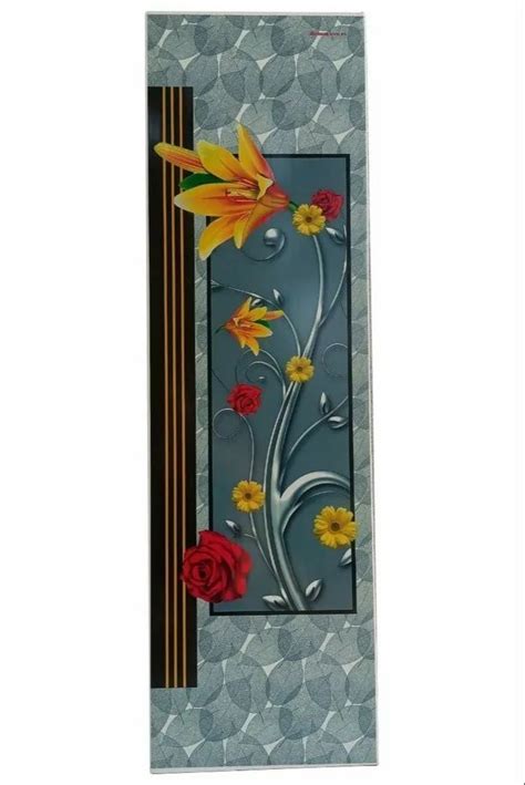 Polished Mm Pvc Bathroom Door Design Pattern Pattern At Rs Sq