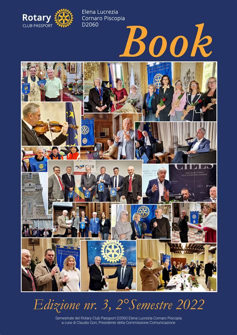 Booksemestrale Rotary Club Passport D Elena Lucrezia Cornaro Piscopia