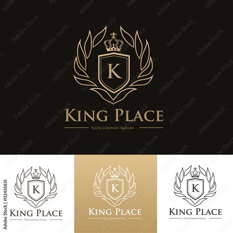 Luxury brand identity, hotel logo, Royalty logo template, Place and ...