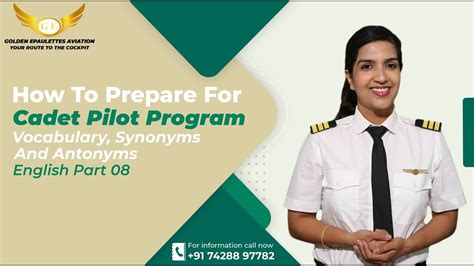 How To Prepare For Cadet Pilot Program English Test Vocabulary