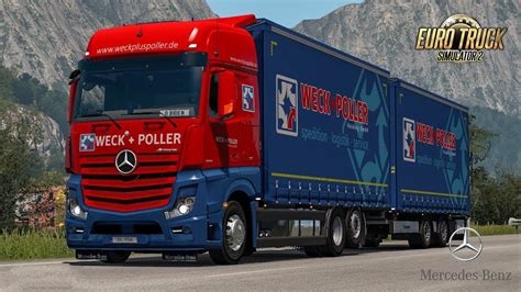 Mercedes Actros Mp Edit By Alex V X Ets Mods Euro Truck