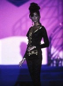 Yasmeen Ghauri Walked For Atelier Versace Couture 1992 Models 90s