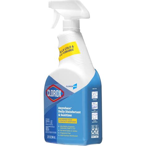 Buy CloroxPro Anywhere Daily Disinfectant and Sanitizing Spray, 32 ...