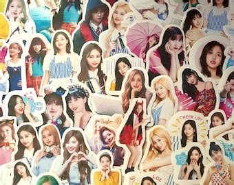 Twicebook Stickers Twice Twice Sticker Kpop Sticker Etsy