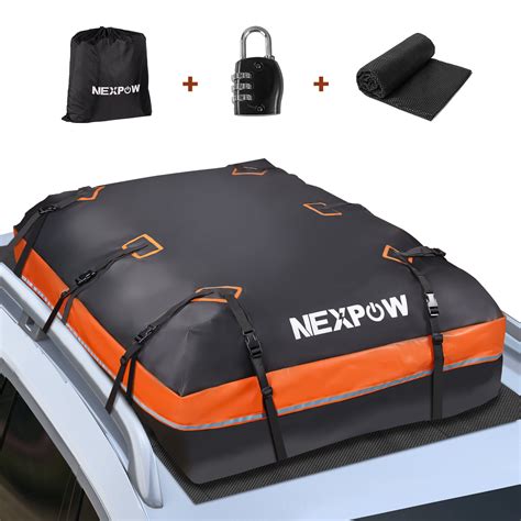 Nexpow Car Rooftop Cargo Carrier Bag Cubic Feet Waterproof