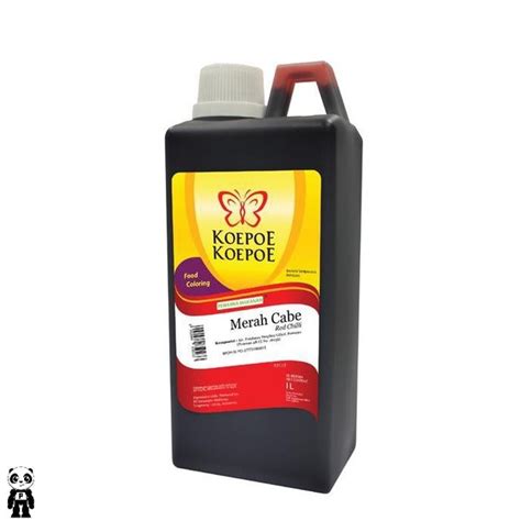 Jual Koepoe Koepoe Pewarna Merah Cabe 1 Liter Food Coloring Red Chilli