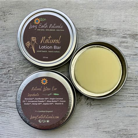 Natural Lotion Bar Living Earth Naturals Beyond Health