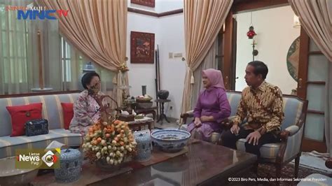 Didampingi Iriana Jokowi Silaturahmi Ke Kediaman Megawati Youtube