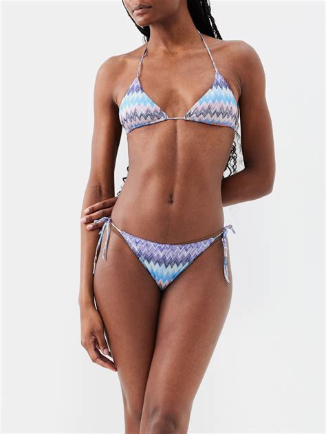 Missoni Zigzag Bikini Blue Editorialist