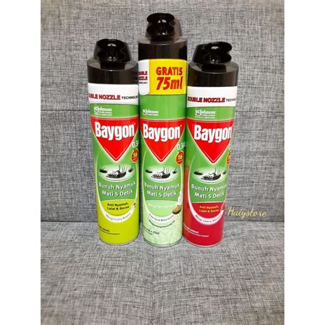 Jual HS Baygon Aerosol 600ml Baygon Flower Garden 600 75ml