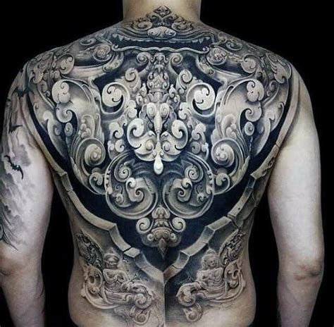 243 Cool Full Back Tattoos For Men