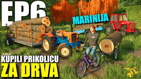 IDEMO U ŠUMU KUPILI PRIKOLICU ZA DRVA STARO IMANJE EP6 w Marinija