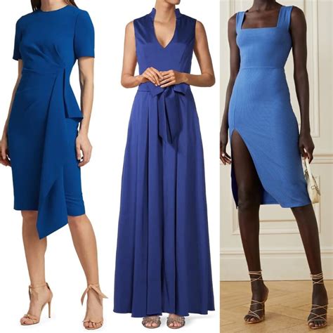 Showing You What Color Shoes For Blue Dresses And Royal Blue Dresses Look Fab