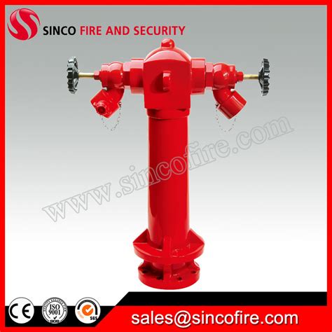 Dn80 Dn100 Outdoor Pillar Fire Hydrant With Pn16