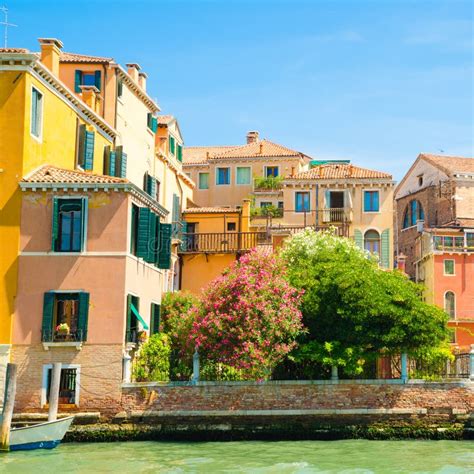 Houses in Venice stock image. Image of italy, blue, beautiful - 103641267