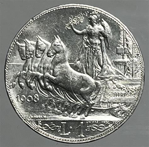 Vittorio Emanuele Iii Lira Quadriga Veloce R Numismatica