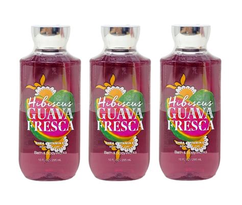 Bath And Body Works Hibiscus Guava Fresca Shea And Vitamin E Shower Gel 3