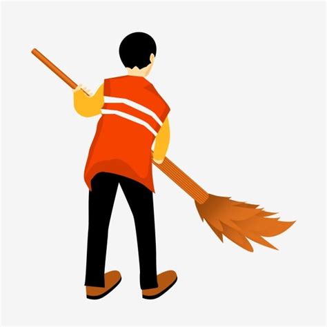 Sanitation Worker Clipart Vector Sanitation Worker Cleaning Worker