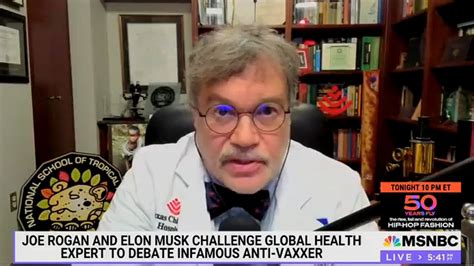 Vaccine Scientist Peter Hotez Responds to Joe Rogan’s Call to Debate RFK Jr. - The Thinking ...