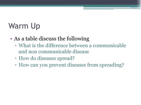 Warm Up As A Table Discuss The Following Ppt Download