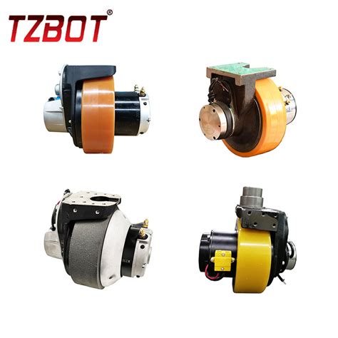 Tzbot 800kg Heavy Load Agv Wheel Traction Force 1000kg Drive Wheel With