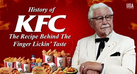 History Of Kfc The Recipe Behind The Finger Lickin Taste The Usa