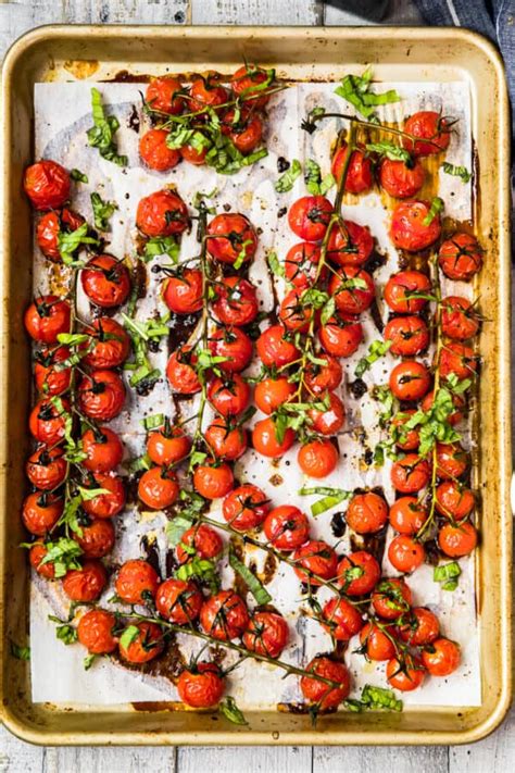 Roasted Tomatoes With Balsamic The Cookie Rookie