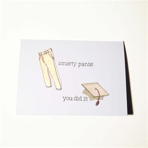 Smarty Pants Graduation Card Ratbone Skinny