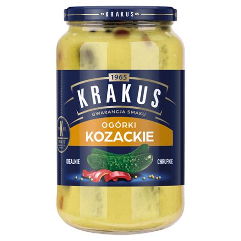 KRAKUS Ogórki Konserwowe Kozackie 870g Pakomarket