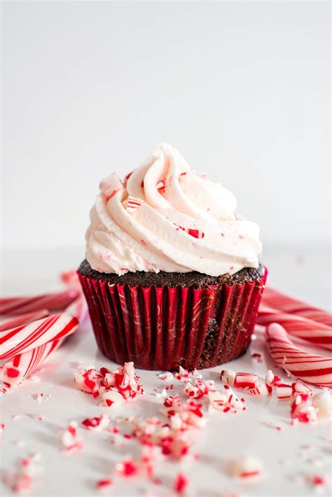 Peppermint Cupcakes With Buttercream Frosting Let S Eat Cake