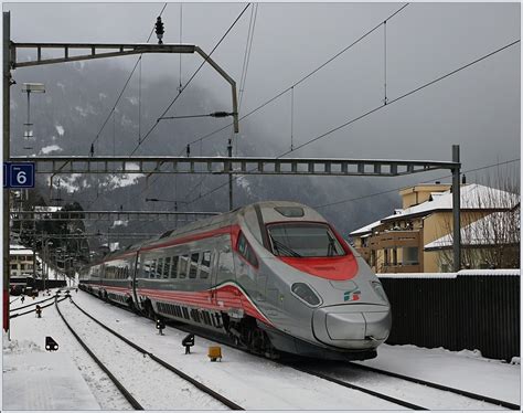 Ein Fs Trenitalia Etr Verl Sst Arth Goldau In Richtung Luzern