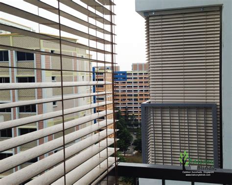 Outdoor PVC Venetian Blinds Singapore | BALCONYBLINDS