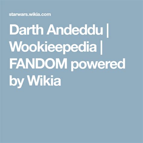 Darth Andeddu | Wookieepedia | FANDOM powered by Wikia Yuuzhan Vong, Dark Lord Of The Sith ...