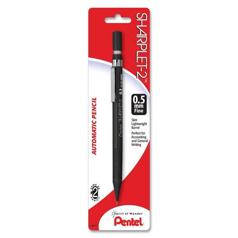 Amazon Pentel Sharplet 2 Automatic Pencil 0 5mm Black 1 Pack