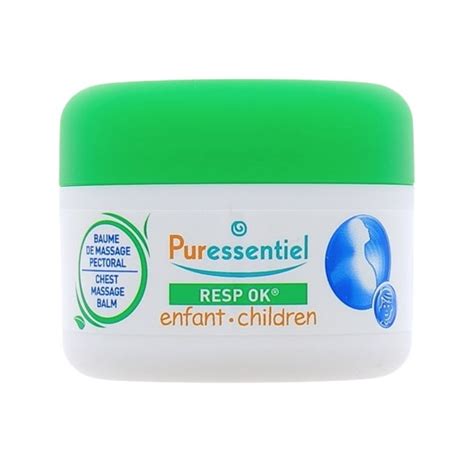 Baume De Massage Pectoral Enfant Resp Ok Pot De Ml Puressentiel