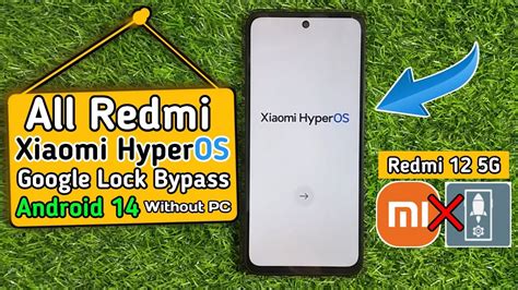 Xiaomi HyperOS Redmi 12 5G Frp Bypass HyperOS Redmi 12 Frp Bypass