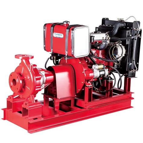 Pdj Series Diesel Engine Driven Fire Pump With Control Panel Fire