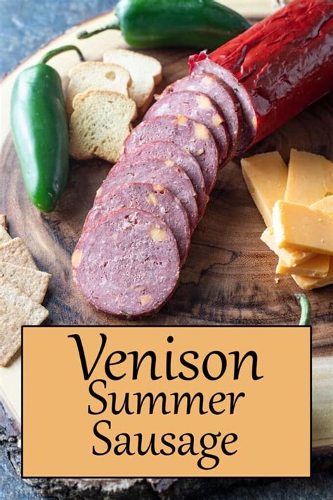 Venison summer sausage recipe – Artofit