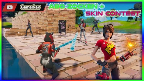 Fortnite Live Abo Zocken Skin Contest Youtube