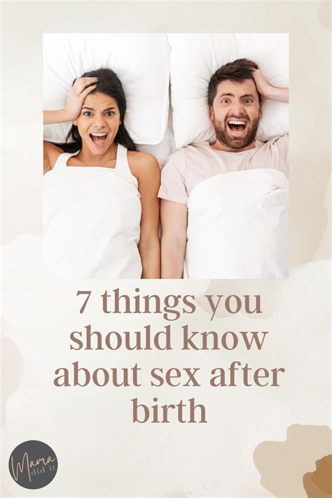 Things You Should Know About Postpartum Sex Artofit